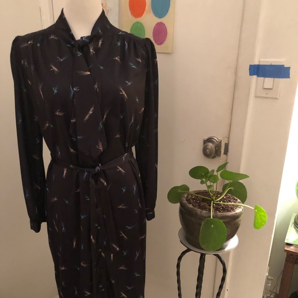 1970s vintage day dress, so adorably old school.